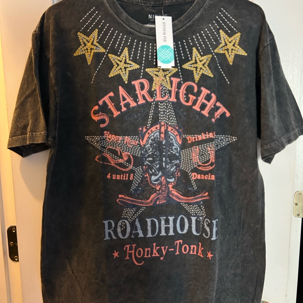 Starlight Roadhouse graphic T-Shirt - Black